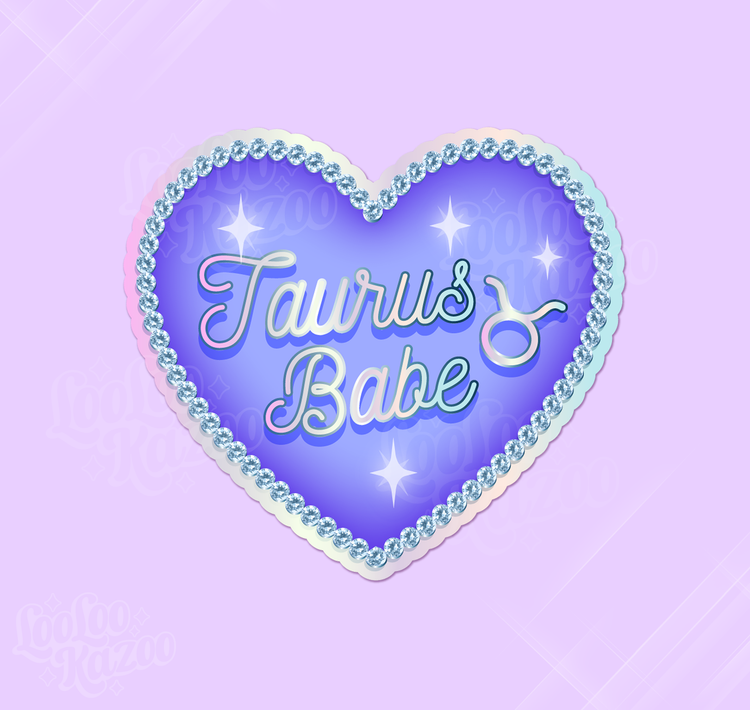 Taurus Zodiac Babe Sticker