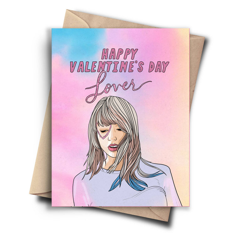 Lover Taylor Swift Valentine Greeting Card